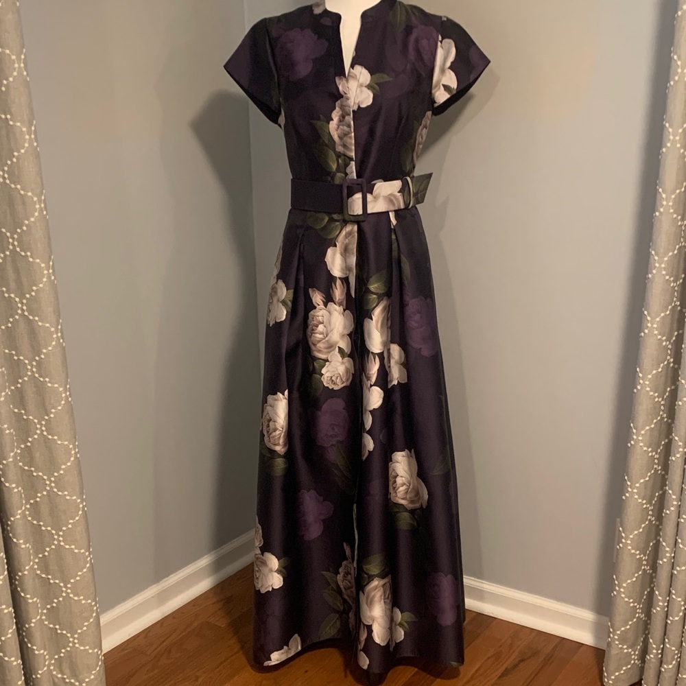 Sachin and Babi Marta Gown in Twilight Bloom